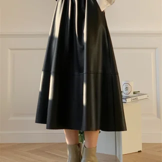 Maxi Leather Skirts