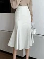 White Leather Skirts
